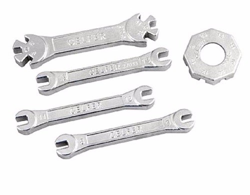 Kit 5 Peças Chave de Raios de Motos Universal