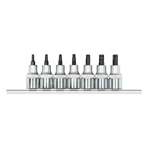 Jogo de Soquetes Torx Macho 7 peças GEDORE RED (T20 A T50)