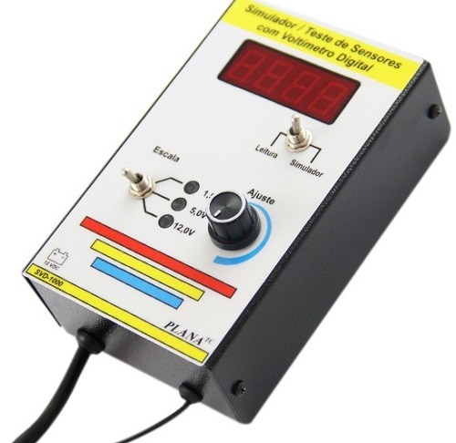 Simulador e Teste de Sensores C/Voltimetro Digital